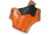 Ed Brown Products Leather Belt Holster, 1911, Commander, Shark Trim, by S&amp;S Leatherworks, Russet, HL-C-BR