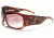Ed Hardy Geisha &amp; Dragon Sunglasses - Tortoise Frame, Brown Lens