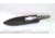 EDEMO Spyderco SpyderThrowers Set of 3 Throwing Knives Plain Edge Fixed Blade Knives 9in, Black, Small, TK01SM, EDEMO1