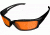 Edge Eyewear Blade Runner Safety Glasses - XL Size, Black Frame, Tiger's Eye Lens SBR-XL610