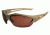 Edge Eyewear Acid Gambit Desert Sand Shooting Glasses Kit with 2 Lens, Polarized Copper &amp; Tigers Eye Vapor Shield Lenses SG2K5-4