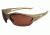 Edge Eyewear Acid Gambit Desert Sand Shooting Glasses Kit with 3 Lens, Clear Vapor Shield, Tigers Eye Vapor Shield &amp; Polarized Copper Lenses SG3K5-2