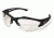 Edge Eyewear Acid Gambit Safety Glasses - Black Frame, Clear Lens SG611