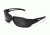 Edge Eyewear Blade Runner XL Sunglasses, Soft-Touch Matte Black Frame / G-15 Vapor Shield L, GSBR-XL61-G15