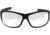 Edge Eyewear Caraz Torque Safety Glasses - Matte Black Frame with Red E Logo / Clear Lenses, One Size, HZ131
