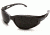 Edge Safety Dakura Safety Glasses - Black Frame, Smoke Anti-Fog Lens SW116AF