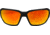 Edge Eyewear Dawson - Black Frame / Aqua Precision Red Mirror Lenses, Black Frame, XDAP419