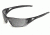 Edge Eyewear Delano Safety Glasses - Black Frame, Smoke Lens SD116