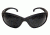 Edge Eyewear Falcon Safety Glasses - Black Frame, G-15 Lens SF61-G15