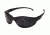 Edge Eyewear Falcon Thin Temple Sunglasses, Soft-Touch Matte Black Frame / G-15 Vapor Shield L, GSF61-G15-TT