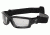 Edge Eyewear Kazbek Safety Glasses,Black Frame,Clear Vapor Shield Lens SK111-SP