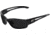 Edge Eyewear Kazbek Safety Glasses Black Frame Smoke Lens Island Fit Sk116 Ift