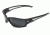 USED Edge Safety Eyewear Kazbek Glasses - Black Frame, Polarized G-15 Silver Mirror Lens, One Size, TSK21-G15-7, EDEMO1