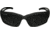 Edge Eyewear Kazbek Torque Safety Glasses - Matte Black Frame with Red E Logo / Polarized Smoke Lens, One Size, TSK236