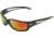 Edge Eyewear Kazbek Xl Safety Glasses Black Frame Aqua Precision Red Mirror Lens Skap Xl119