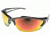 Edge Eyewear Khor Safety Glasses Black Frame Aqua Precision Red Mirror Lens Sdkap119