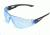 Edge Eyewear Kirova Safety Glasses - Black Frame, Light Blue Lens AB113