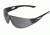 Edge Eyewear Kirova Safety Glasses - Black Frame, Smoke Lens AB116