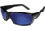 Edge Eyewear Mazeno Slim Fit Safety Glasses, Black Frame / Blue Mirror Lenses, One Size, PM118