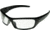 Edge Eyewear Reclus Safety Glasses - Black Frame / Clear Lens, One Size, SR111