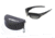 Edge Eyewear Reclus Safety Glasses - Black w/ Polarized Gradient Lens TSRG216 w/ FREE Hard Case