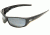 Edge Eyewear Reclus Safety Glasses - Black Frame, Silver Mirror Lens SR117