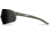 Edge Eyewear Urgent Fury Shooting Glasses, Conifer Green Frame, G-15 Vapor Shield Lenses, Standard, UF37VS