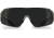 Edge Eyewear Urgent Fury Shooting Glasses, Conifer Green Frame, Polarized Smoke Vapor Shield Lenses, Standard, UF36PVS