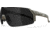 Edge Eyewear Urgent Fury Shooting Glasses, Conifer Green Frame, Polarized Smoke Vapor Shield Lenses, Standard, UF36PVS