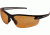 Edge Eyewear Zorge G2 Safety Glasses Black Frame / Amber Lenses, Universal DZ114-G2
