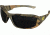 Edge Safety Brazeau with Yellow E Logo, Polarized Smoke Lens, Camouflage Frame, TXB216CF-E1