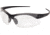 Edge Tactical Eyewear Sharp Thin Temple Sunglasses, Soft-Touch Matte Black Frame / Clear Vapor Shield Lens, One Size, SSE611-TT