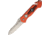 Eickhorn Solingen PRT II Rescue Folder Folding Knife,3.25in,Bohler N-695 Steel,Partially Serrated,Spear Point,Red,Aluminum Handle EI102201