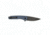 EIKONIC Knife Company Dromas Folding Knife, 3.25in, D2 Steel w/ Rockwell Hardness of 59-60, G10 Handle, Black/ BlueGrey, 440BGY