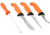 EKA Butcher Set, Orange Santoprene Handles w/Canvas Roll Bag EKA-730403
