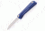 EKA Swede 38, DK Blue Dryflex Handle, Plain w/Sheath EKA-755504