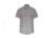 Elbeco TexTrop2 Zippered Short Sleeve Polyester Shirt - Mens, 19 in, Gray, Z3311N-19