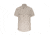 Elbeco TexTrop2 Zippered Short Sleeve Polyester Shirt - Mens, 22 in, Silver Tan, Z3312N-22