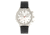 Elevon Antoine Chronograph Leather-Band Watch w/ Date, Black/Silver, One Size, ELE113-1