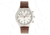 Elevon Antoine Chronograph Leather-Band Watch w/ Date, Brown/Silver, One Size, ELE113-2