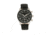 Elevon Curtiss Leather-Band Watch, Silver/Black, ELE104-1