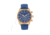 Elevon Curtiss Leather-Band Watch W/ Date, Rose Gold/Black, ELE104-4