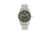 Elevon Garrison Bracelet Watch W/Date, Silver/Green, ELE105-3