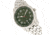 Elevon Garrison Bracelet Watch W/Date, Silver/Green, ELE105-3