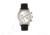 Elevon Langley Chronograph Leather-Band Watch W/ Date, Silver/Black, ELE103-1