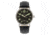 Elevon Von Braun Leather-Band Watch w/ Date, Silver/Black, One Size, ELE112-2