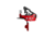 Elftmann Tactical Apex Straight FA Trigger, Red, APEX-R-S-FA