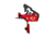 Elftmann Tactical Apex AR-15 Straight Adjustable Trigger, Red Shoe, Anodized, Red, APEXRS