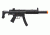 Elite Force H&amp;K MP5 SD6 Airsoft Gun w/2 200-Round 6mm Magazines, Black, 2275053