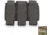 Elite Survival Systems MOLLE Triple Grenade Pouch, MultiCam, ME183-M